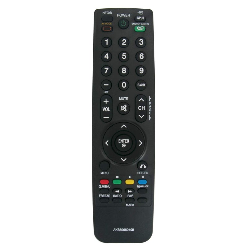 Beyution New AKB69680409 Remote Control fit for LG LCD LED TV 42PQ20 50PQ20 42PQ10 50PQ10 50PQ10 42PQ30 50PQ30 42PQ31 50PQ31 42PQ30C 50PQ30C 42PQ20-UA 50PQ20-UA 42PQ10-UB 50PQ10-UB 42PQ30-UA 42PQ30UD 50PQ30UA - Image 1
